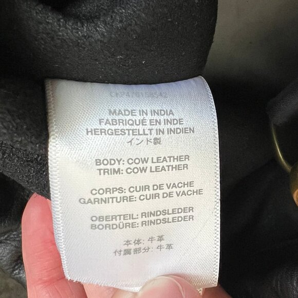 New Madewell Leather Piazza Bucket Bag Shoulder Strap Crossbody Purse Old Money - Picture 9 of 12